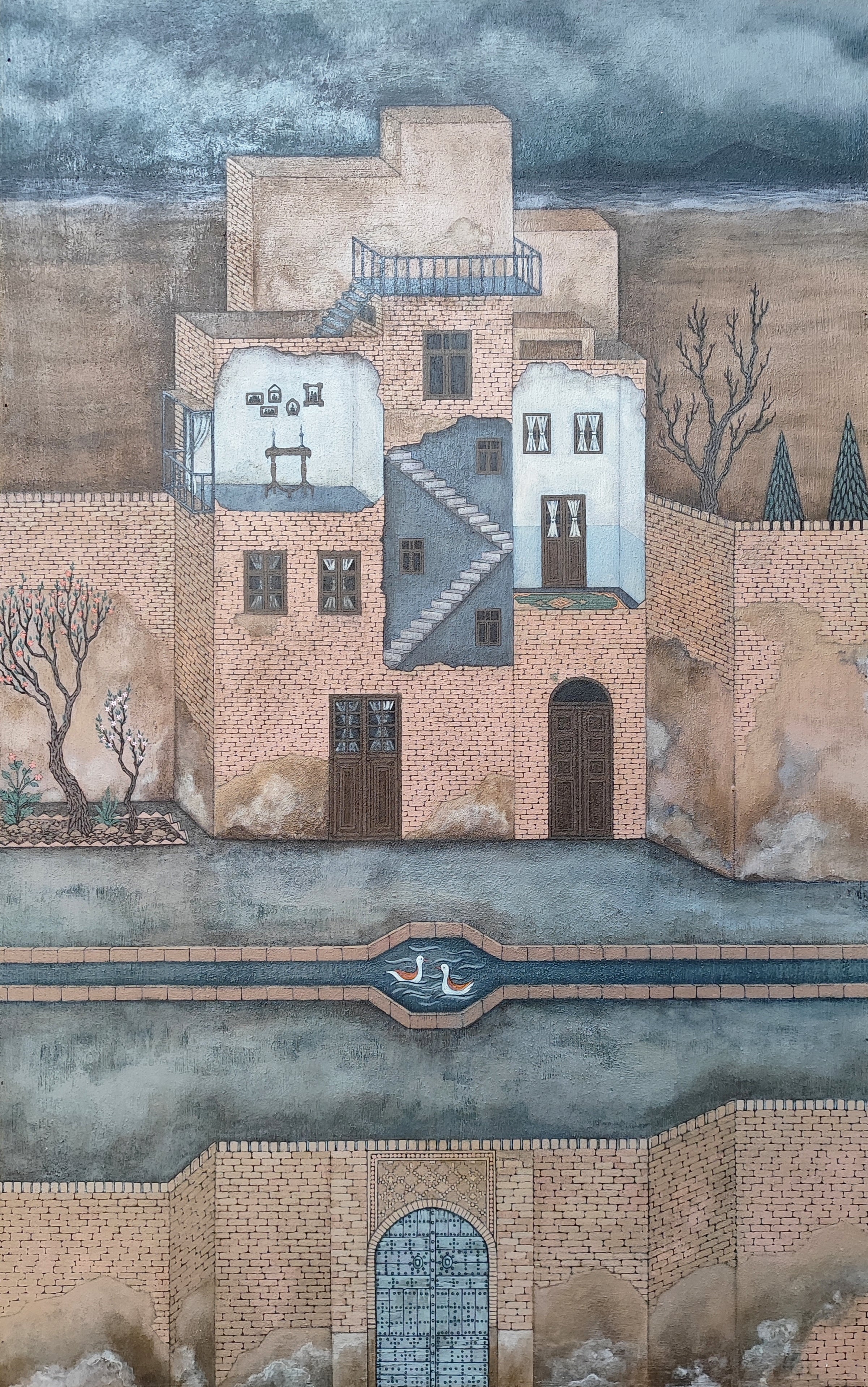 "The Summer House" Framed Print