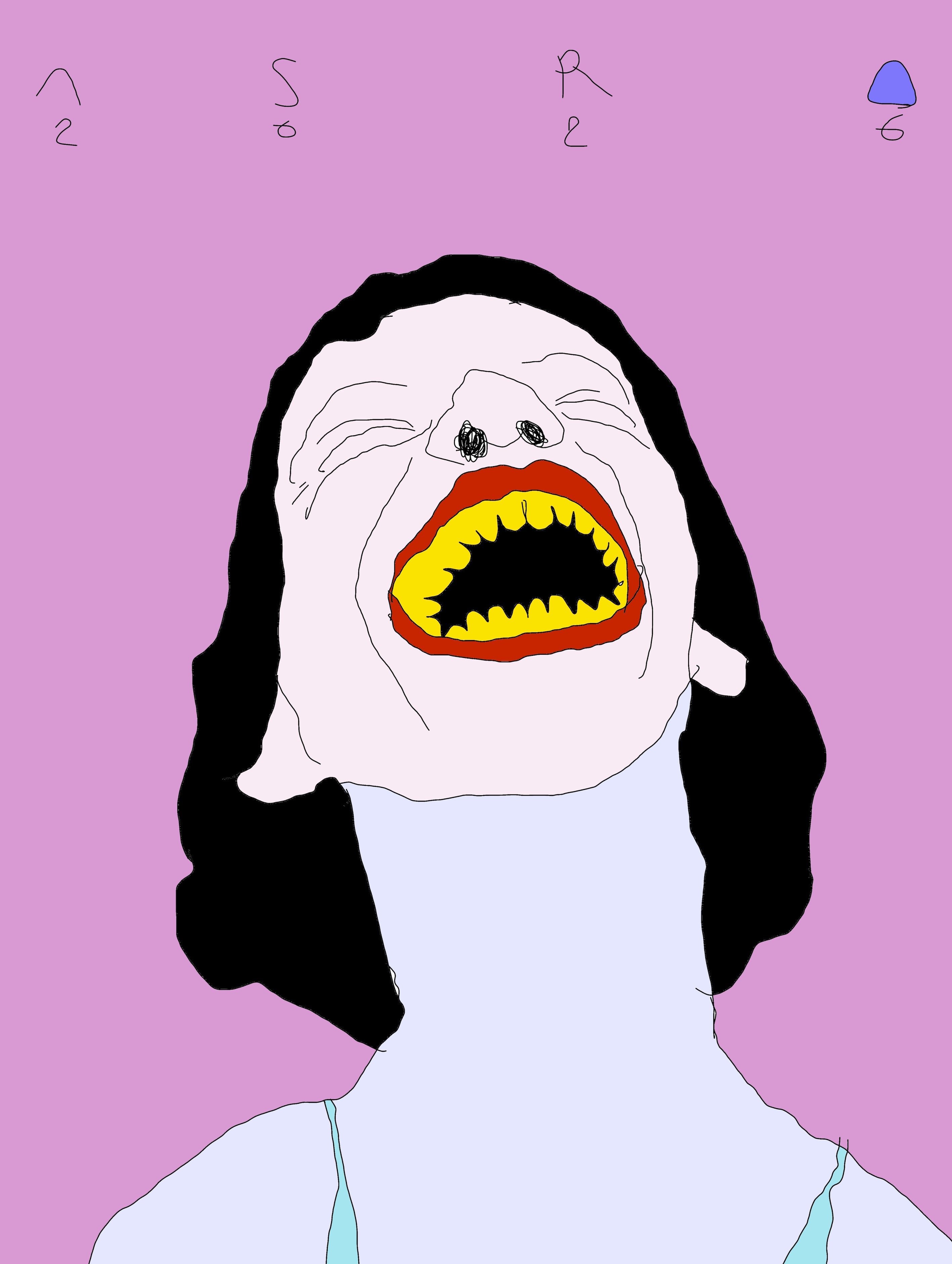 "I'm not Laughing" Print