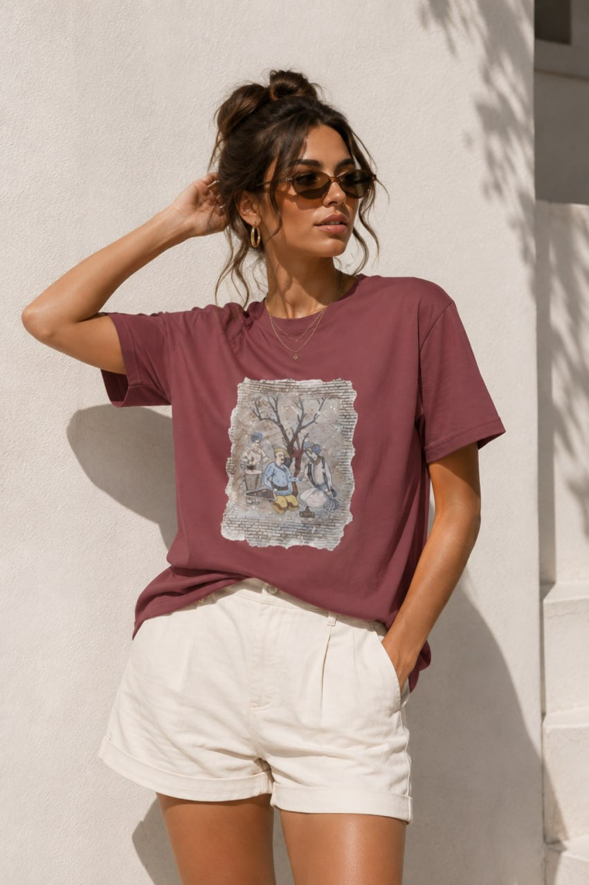 Unisex garment-dyed heavyweight T-shirt