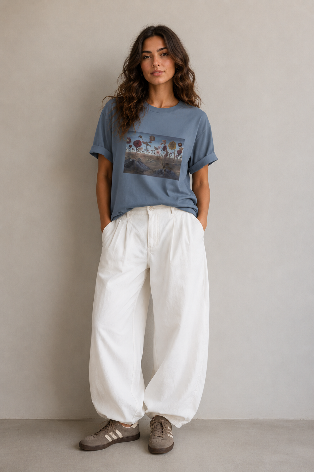 "Recession" Unisex garment-dyed heavyweight T-shirt