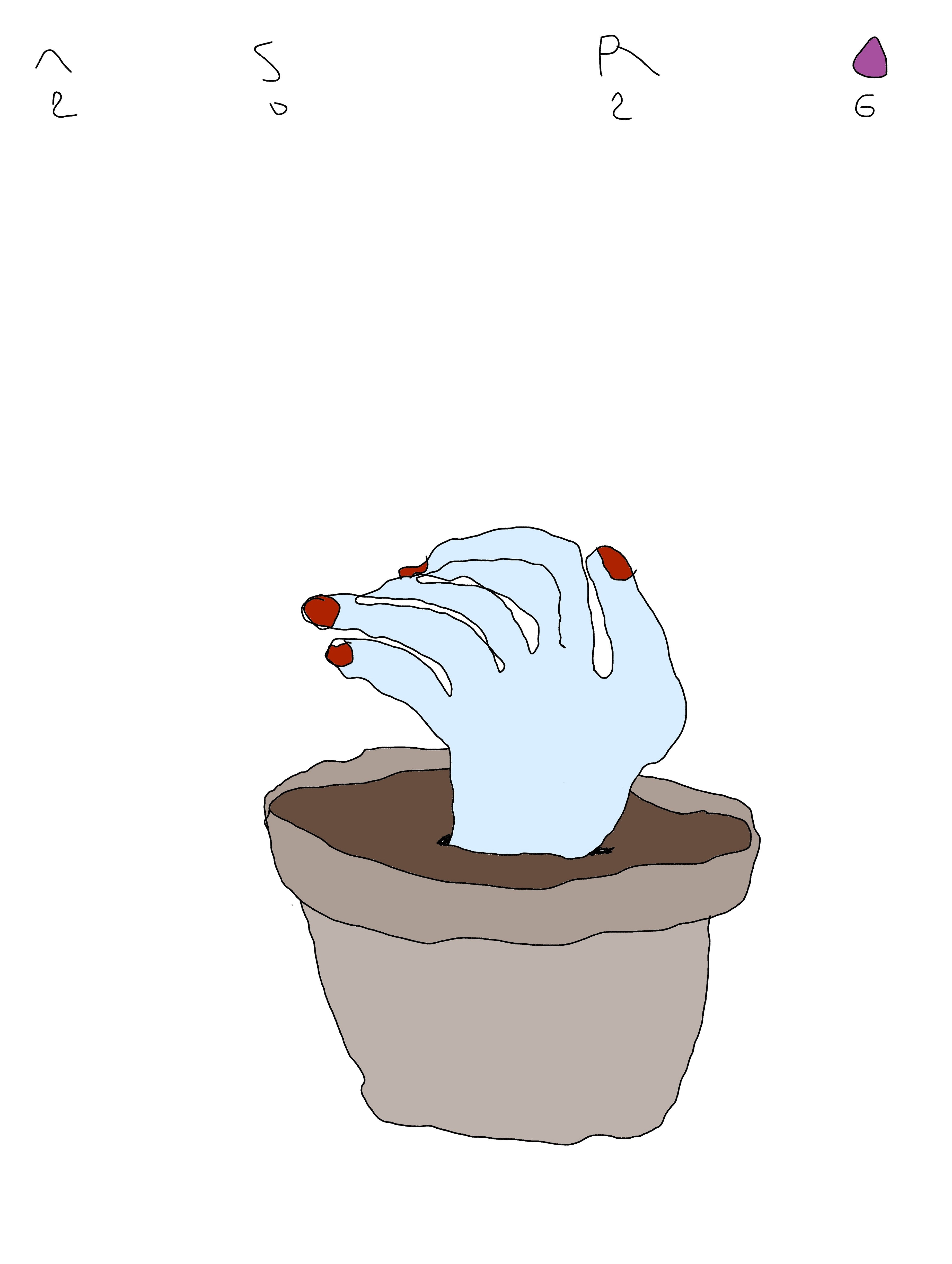 "I Planted His Hands" Print