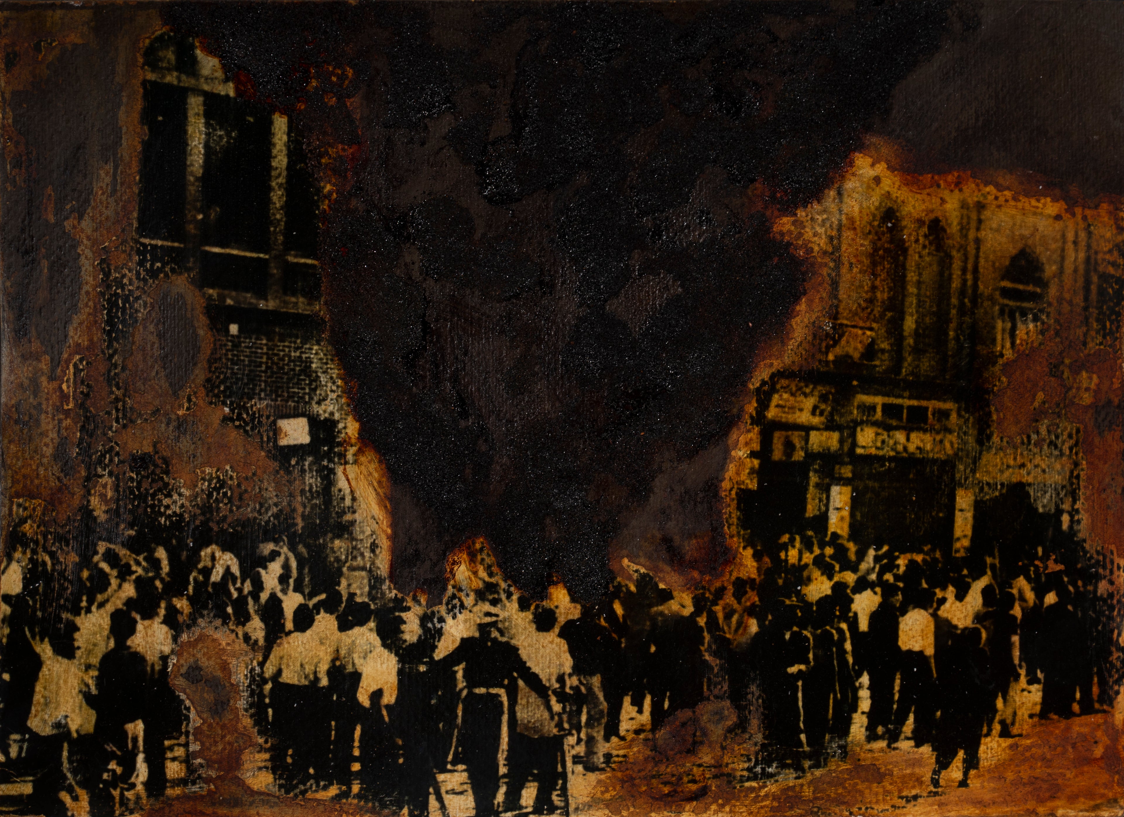 "Istanbul Crossroads 06" Painting