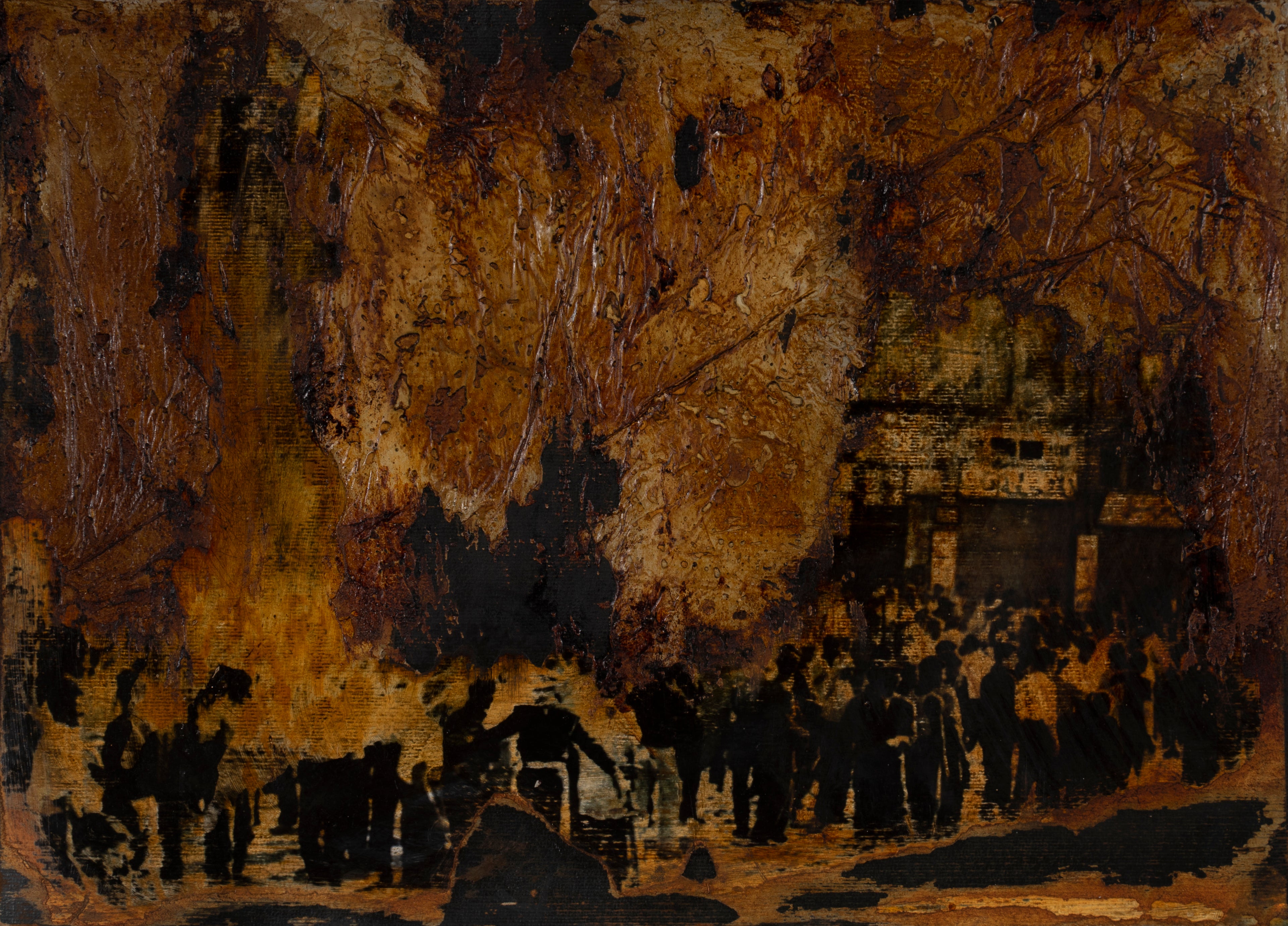 "Istanbul Crossroads 07" Painting