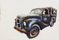 "The Black Car" Print