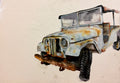 "The Gendarme's Car" Print